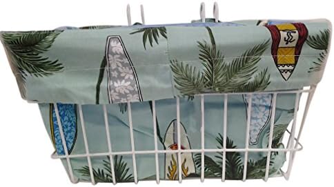 Rectangular Basket Liner - Maui Breeze Mint