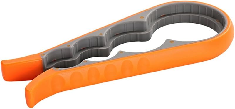 Otstar Jar Opener and Bottle Opener for Arthritis Non-Slip Orange