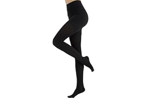 Medical Compression Pantyhose for Women and Men - 20-30 mmHg Compression Tights, Closed Toe, Graduated Support Hose High Wais