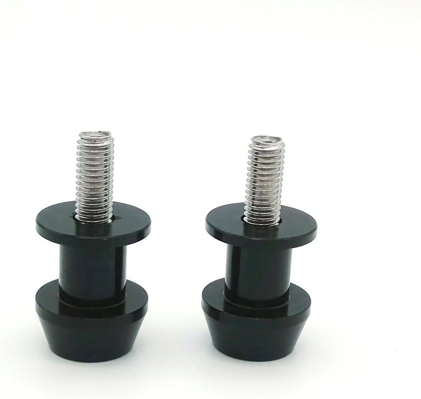 Heinmo Universal Motorcycle Swingarm Swing Arm Spools Sliders Stand Bobbins Black (6mm)