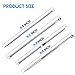4 PCS Blackhead Remover Kit,Comedone Extractor Tool,Anti-microbial Double-side,Treatment for Blemish, Whitehead Popping, Zit Removing for Risk Free Nose
