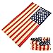 6PCS Headwear, Headband Scarf Bandanna Headwrap Mask Neckwarmer & More 12-in-1 Multifunctional Stretchable Sport & Casual (6PC.The Stars and Stripes Series)