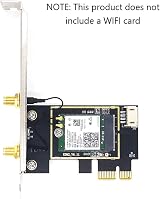 Bumdenuu M.2 NGFF to PCIe WiFi Bluetooth Adapter Desktop PC AX200 9260AC view 6