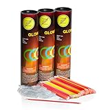 ZagGit Glow Sticks with Connectors, Pack of 300