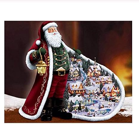 Amazon Co Jp パズルジグソーパズル1000個サンタさんのリトルワールドアダルトレジャーエンターテイメント子供用知育玩具クリスマスの装飾 Diy 工具 ガーデン