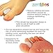 ZenToes 6 Pack Gel Toe Separators with No Loop for Bunions and Corns - Corrector Pads Provide Bunion Relief and Prevent Toe Rub (Small)