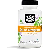 365 by Whole Foods Market, Oil of Oregano Standardized Formula, Antioxidant Support, Vegan Liquid Capsules, 120 Count