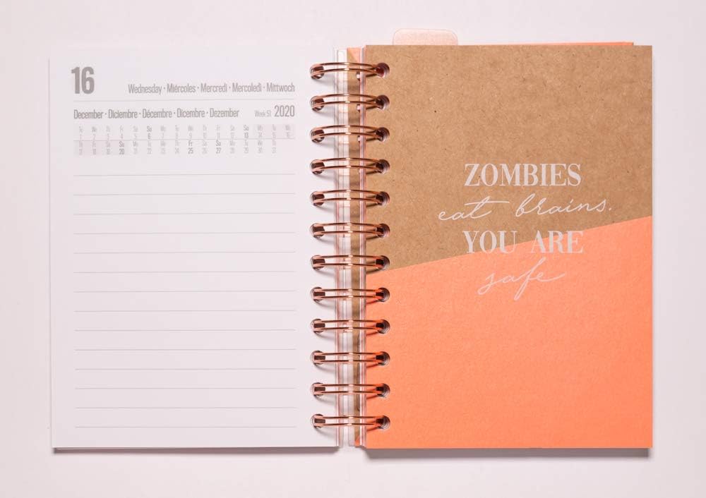 Erik - Kraft Academic Diary 2020-2021 Day to Page, Small - Image 4