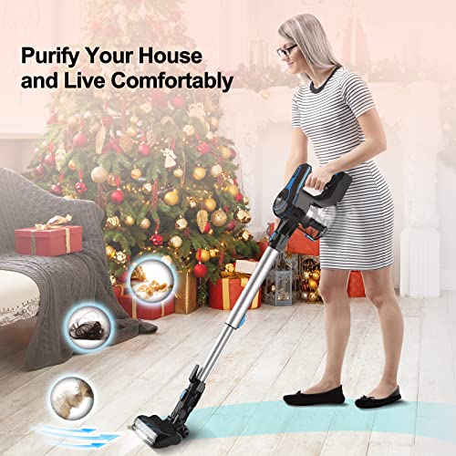 INSE Cordless Vacuum Cleaner, Lightweight 6 in 1 Stick Vacuum with