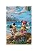 Flagology.com, Disney, Thomas Kinkade, Mickey Mouse and Minnie Mouse, Mickey Minnie Hawaii, Outdoor, Garden Flag12.5 x18, Exclusive Premium Fabric, Printed on Both Sides, Officially Licensed Disney