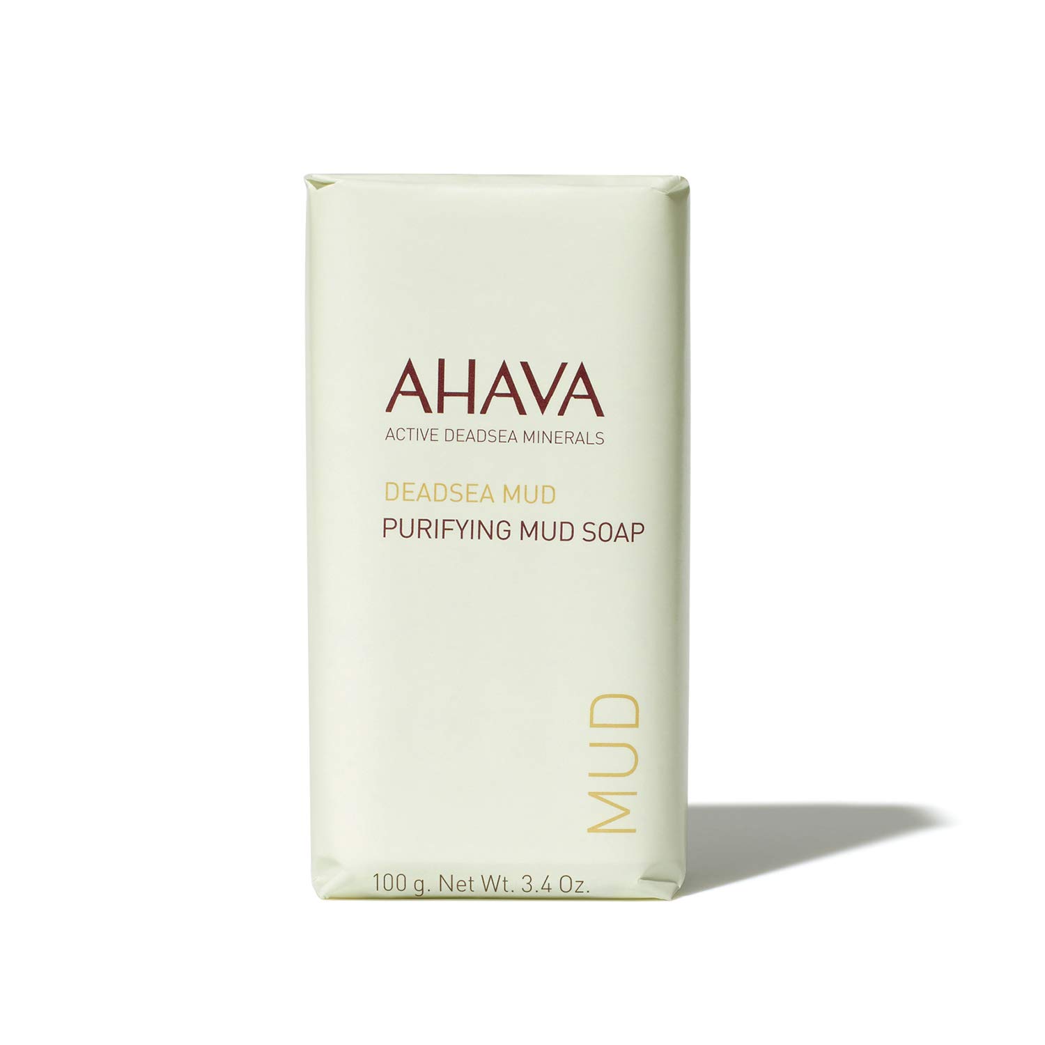 AHAVA Purifying Dead Sea Mud Soap Bar 100g Natural Mineral Face and