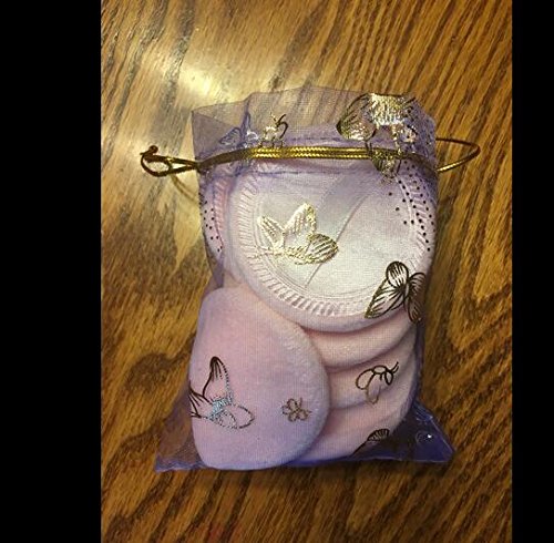 Anleolife 10Pcs Compact Washable Powder Blending Sponge Puff Round For Foundation Makeup Velour Puffs Beauty Blenders Makeup Lot (5bag/lot,2pcs/bag)