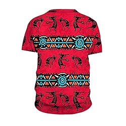 Mens Bohemia O Neck Basic Tees Casual Floral