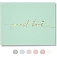 Lamare Elegant Blank Page Wedding Guest Book – The Perfect Polaroid Guest Book for Wedding Receptions, Birthdays, Baby Showers, and Special Events – A Stylish Sign-in Book for Guests