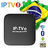 IPTVKINGS IPTV6 Edition 4K Ultra HD HTV6 possui mais de 200 canais de TV, muitos deles em UHD e Bluetooth, Android 5.1 e muitos canais de entretenimento, infantis, esportivos, filmes e séries