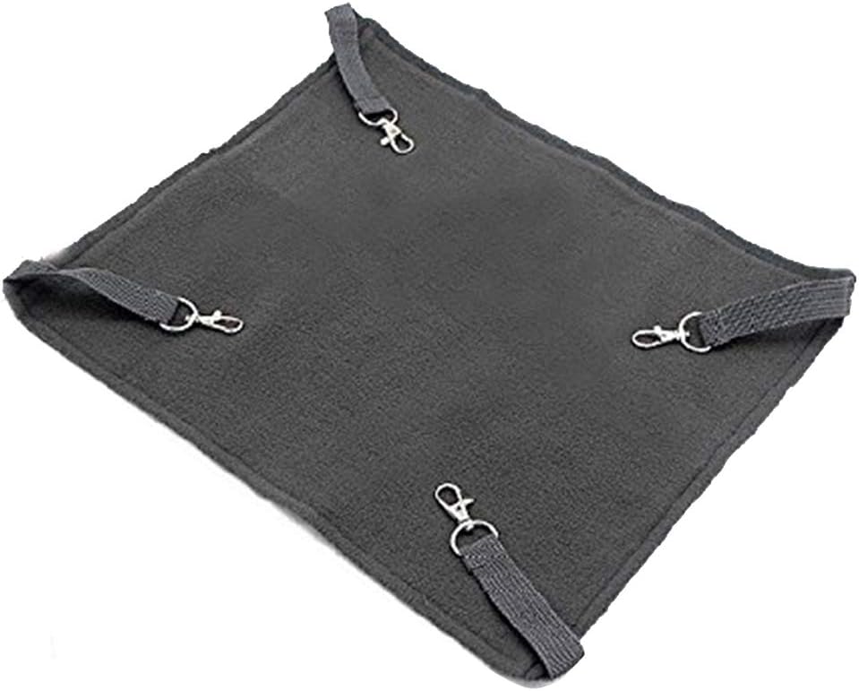 Switty 2 Sides Cat Kitty Hammock Hanging Bed Cage Mat - Waterproof Hammock Fleece Warm Swing Bed for Cat Ferret Rabbit Bunny Small Animal Puppy Cage Hammock