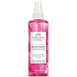 Heritage Store Rosewater | Refreshing Facial Mist for Glowing Skin | No Dyes or Alcohol | Vegan & Cruelty Free (8oz)