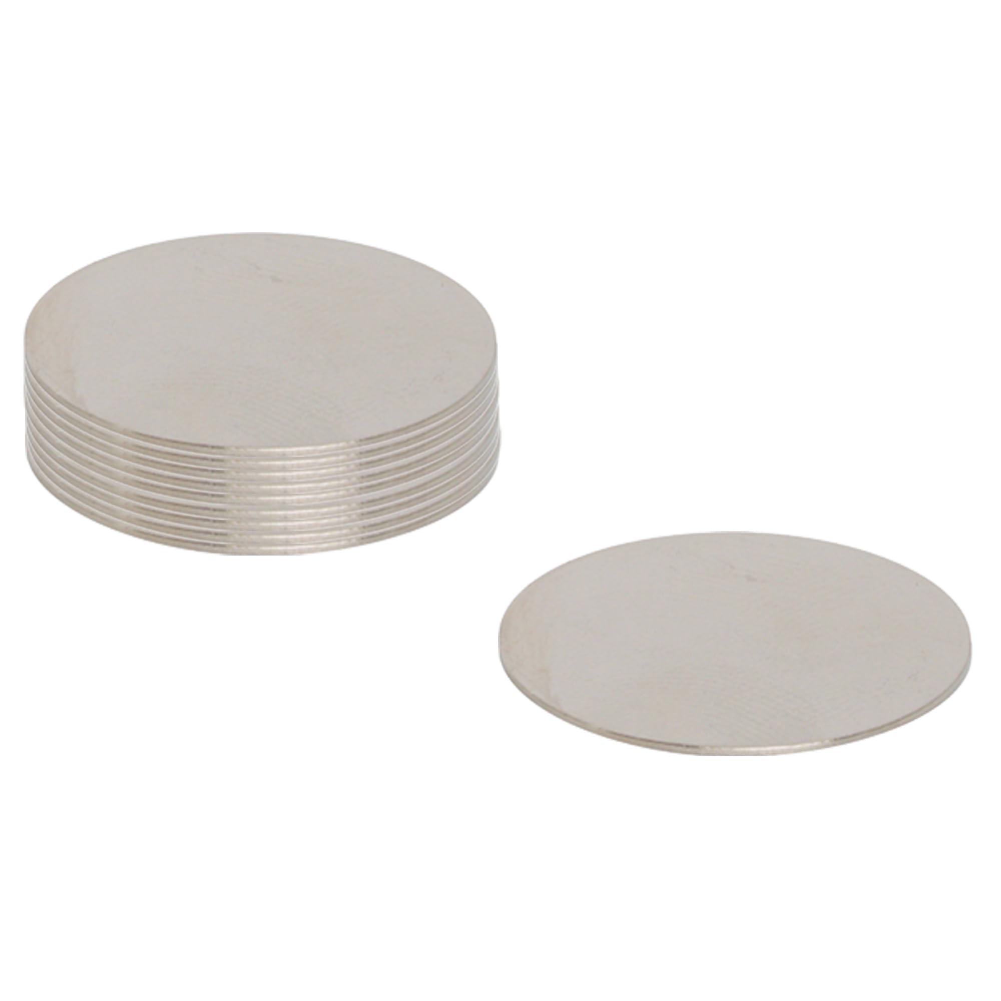 N42 Neodymium Magnet for Arts, Crafts, Model Making, DIY, Hobbies, Office and Home - 20mm dia x 0.5mm thick - 0.48kg Pull - Pack of 10