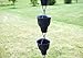 U-nitt 8-1/2 feet Rain Chain: Embossed Sunflower Aluminum 8.5 ft Length #5502A
