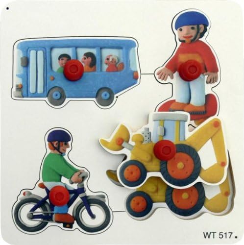 Toddler's First Chunky Knob Puzzle ~ Transport & Travel