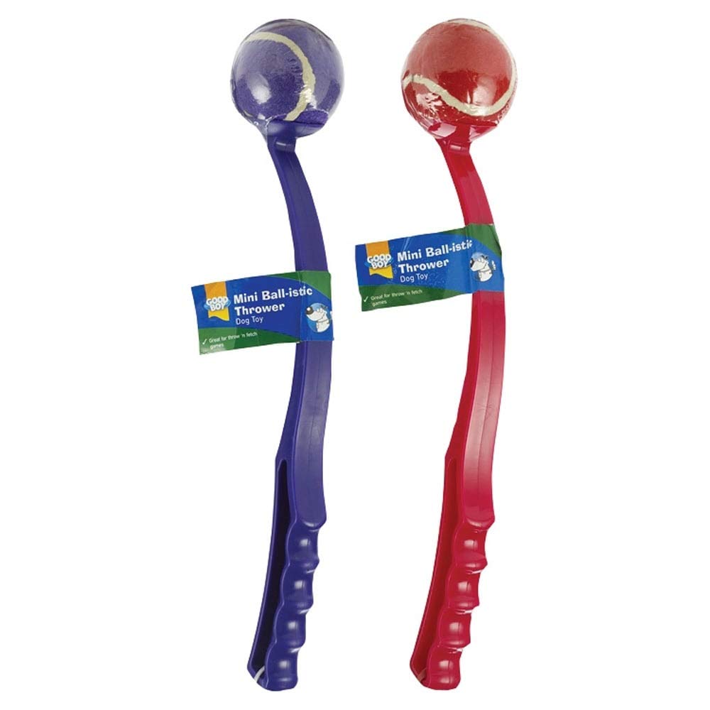 Armitage Good Boy 2 pack Mini Ballistic Thrower Dog Toy Ball Outdoor Game Playing for Dog Puppy