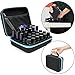 Skymore 30 Essential Oil Storage Carrying Zipper Case For 5ml, 10ml And 15ml Bottles Hard Shell Exterior Travel Box Portable Holder Bag Blue