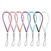 Hand Grip Lanyard, Crystal Hand Wrist Strap Attaches for Cameras, Phones, Media Players, PSP, USB Thumb Drives, Keys (10'' 7 Pack in 7 Assorted Colors)
