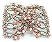 Casualfashion Women's Magic Combs Hand-beaded Hair Clips, Hair Holder/ Ez Bow-knot Hair Comb (Coffee)