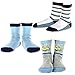 TeeHee Little Boys and Toddlers Casual Sports Novelty Cotton Crew Socks 18 Pair Pack Gift Box (6-8 Years, Vintage)