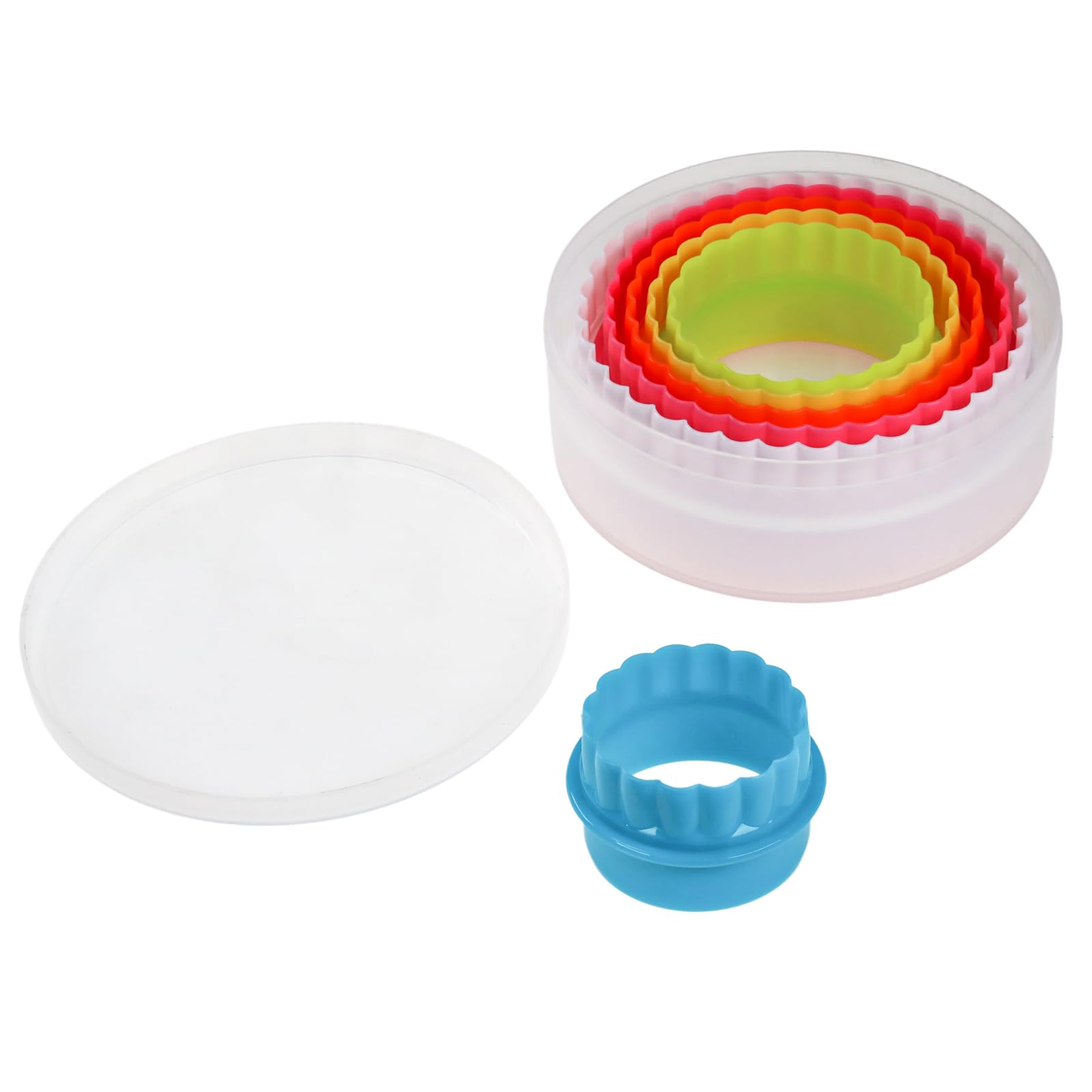 Bettli Cookie Cutters,6 Pcs Scone Cutter Pastry Cutter for Baking Round Cake Cutter Circle Biscuit Cutters for Making Donut Pies,Scone,Mince Pie, Tarts, Mini Quiches, Dough