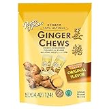 Prince Of Peace 100 Percent Natural Ginger Candy Chews 4.4 Ounces each (Pack of 6)