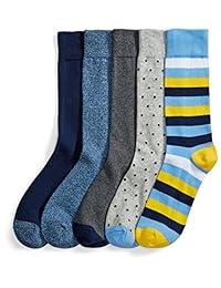 Brand - Calcetines para hombre Goodthreads, 5 unidades