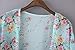 Women Sweater Coat,Beautyvan Women Boho Floral Printed Chiffon Shawl Kimono Cardigan Tops (M, Blue)