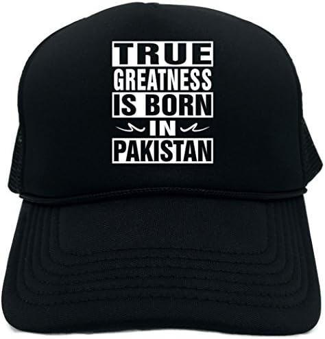 Signature Depot Funny Trucker Hat (True Greatness Is Born In Pakistan) Unisex Adult Foam Cap