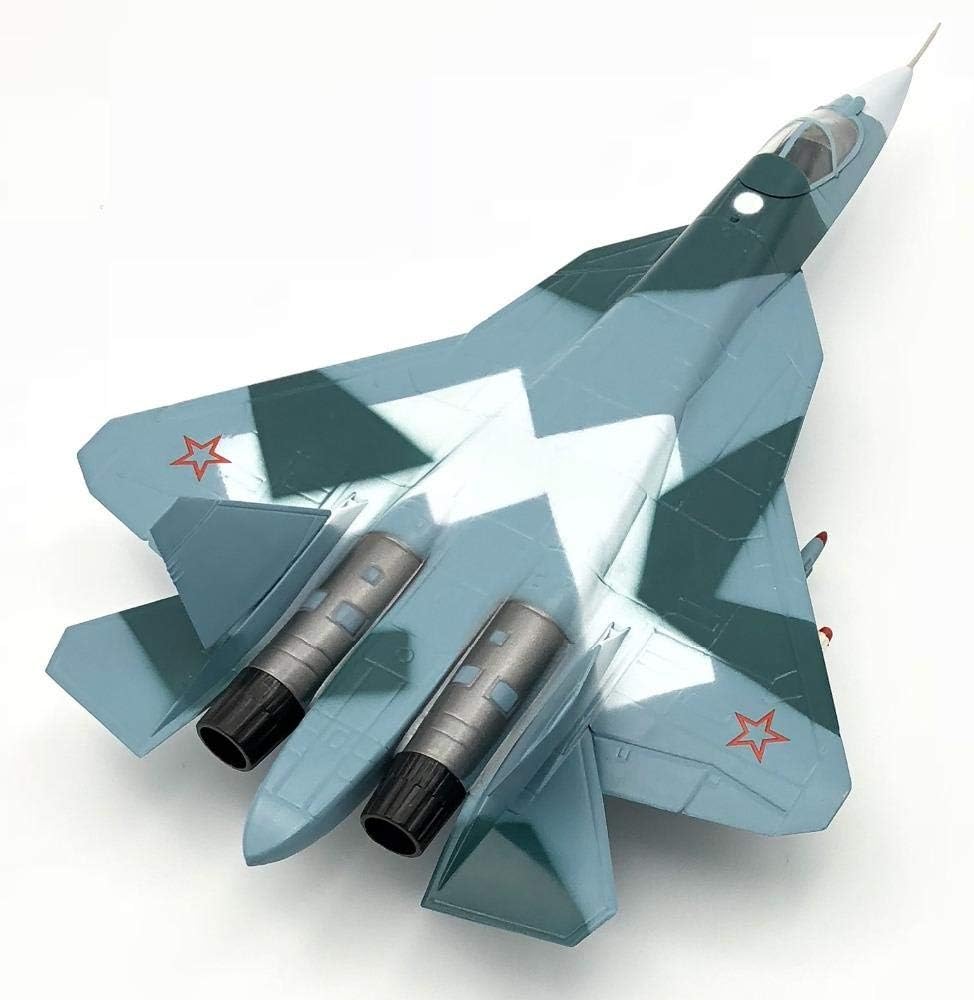 LTWAAXP Airplane Model Building 1:72 Scale Aircraft Model T50 Su57 Jet Hobby Model Plastic Material