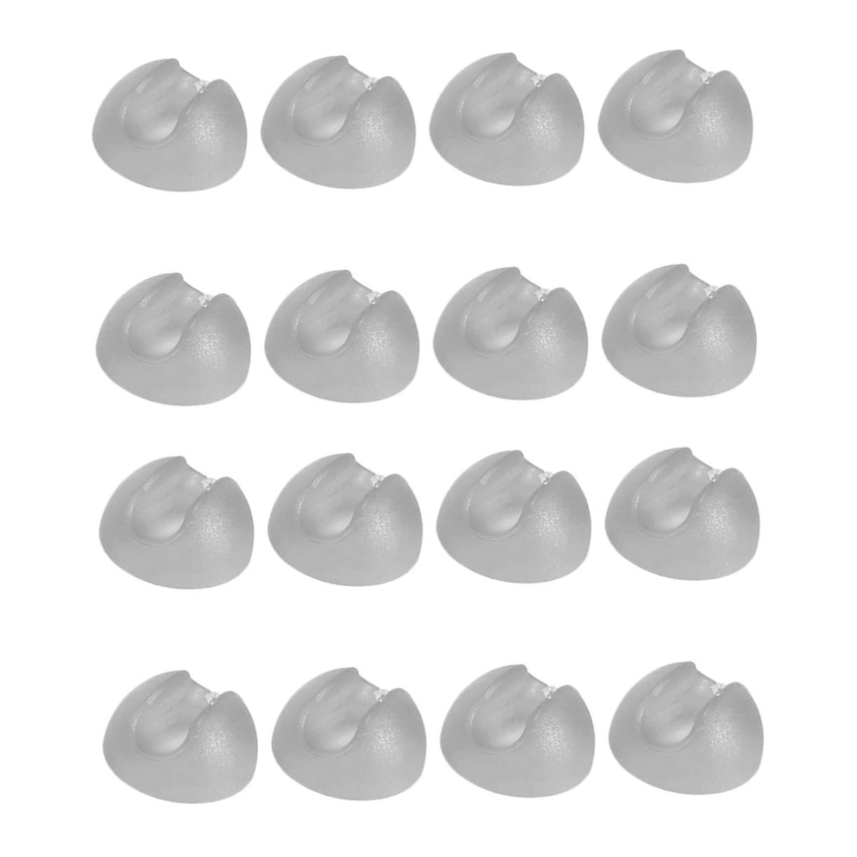 Artibetter Clear Silicone Chair Foot Pads 16 Pcs Non-Slip Protectors for Furniture Legs Anti-Scratch Sleeves for Hardwood Floors & Carpet Stability