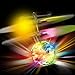 RC Toy, RC Flying Ball, RC infrared Induction Helicopter Ball Built-in Shinning LED Lighting for Kids, Teenagers Colorful Flyings for Kid's Toy (Transparent)