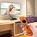 Remote Cover for Fire TV Stick 4K, Silicone Remote case for Fire TV Cube/Fire TV(3rd Gen) Compatible with All-New 2nd Gen Alexa Voice Remote Control, Lightweight Anti-Slip Shockproof (Orange)