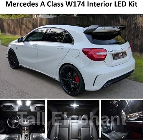 Tall Elephant - PREMIUM A CLASS W174 LED INTERIOR UPGRADE WHITE KIT SET A45 A200