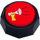 RIBOSY Air Horn Button - DJ Horn Sound Effect - Funny Gag Gifts - Noise Maker - Add Extra Fun to Your Life
