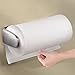 InterDesign Wingo Paper Towel Holder for Kitchen - Wall Mount/Under Cabinet, Stainless Steel