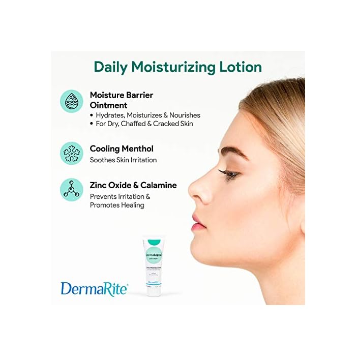DermaSeptin Skin Protectant Ointment - Barrier Cream with Cooling Methanol, Zinc and Calamine - Heals, Soothes and…