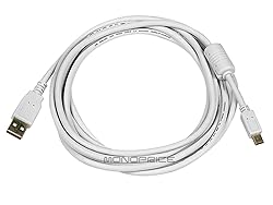 Monoprice 10-Feet USB 2.0 A Male to Mini-B 5pin