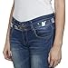 isABelt | No Show | No Bulk | Invisible | Women's Belt with Flat Locking Magnetic Clasp (2-Pack, Color: Clear)