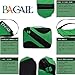 4 Set Packing Cubes,Travel Luggage Packing Organizers with Laundry Bag Lime Green