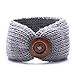 Ranipobo Baby Girl Knit Crochet Turban Warm Headbands (6 PCs-Black/Grey/Green/Pink/White/Red)