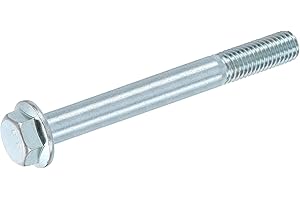 uxcell M8-1.25 x 100mm Metric Flange Hex Cap Bolt Partial Thread DIN 6921 Flanged Bolts Hexagon Screws Carbon Steel Zinc Plat
