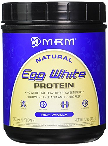 MRM All Natural Egg White Protein, Rich Vanilla, 12oz