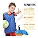 Soccer Cones (Set of 50) and Sports Jerseys Pinnies (12-Pack) - Perfect Disc Cones for Basketball Drills, Complete Soccer Training Equipment