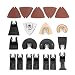 WORKPRO 25-piece Oscillating Multitool Accessories Saw Blades Quick Release Kit Packed by Cardboard Box